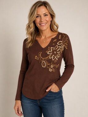 Sweaterworks beaded sweater